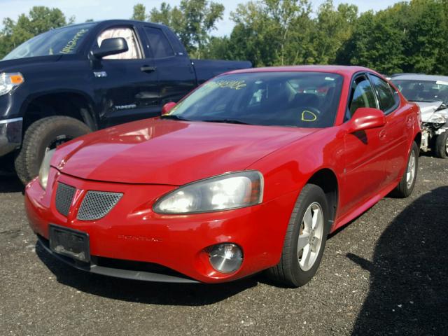 2G2WP552081136842 - 2008 PONTIAC GRAND PRIX Червоний фото 2