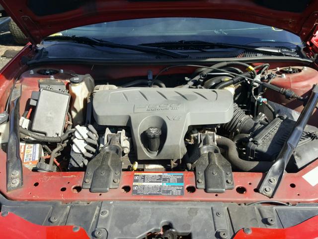 2G2WP552081136842 - 2008 PONTIAC GRAND PRIX Червоний фото 7