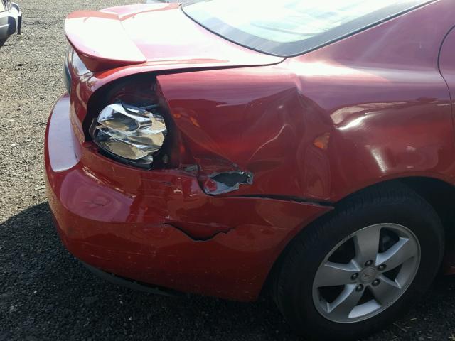 2G2WP552081136842 - 2008 PONTIAC GRAND PRIX Червоний фото 9