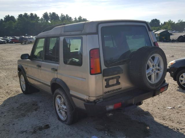 SALTW16473A799780 - 2003 LAND ROVER DISCOVERY GOLD photo 3