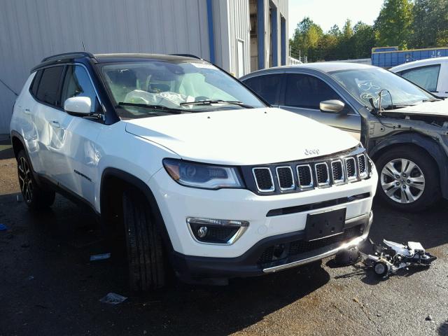 3C4NJDCB0HT627769 - 2017 JEEP COMPASS WHITE photo 1