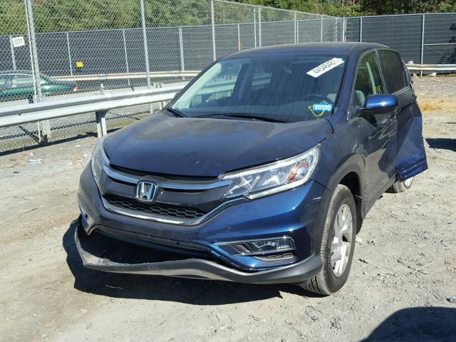 2HKRM4H56GH726087 - 2016 HONDA CR-V EX BLUE photo 2