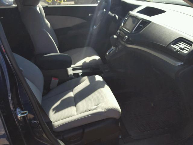 2HKRM4H56GH726087 - 2016 HONDA CR-V EX ლურჯი ფოტო 5