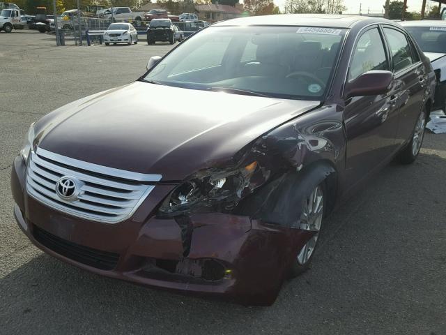 4T1BK36B28U259358 - 2008 TOYOTA AVALON MAROON photo 2