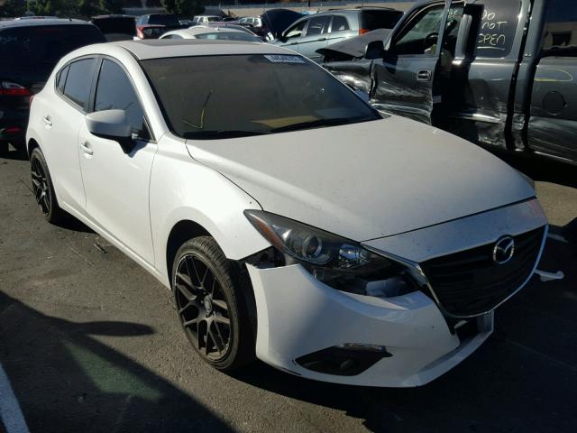 JM1BM1M72G1334500 - 2016 MAZDA 3 TOURING WHITE photo 1