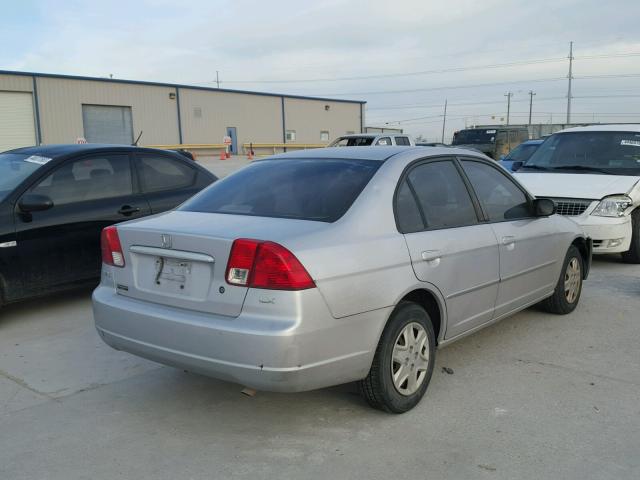 1HGES16523L013958 - 2003 HONDA CIVIC LX SILVER photo 4