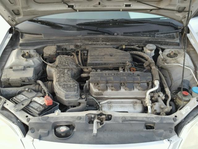 1HGES16523L013958 - 2003 HONDA CIVIC LX SILVER photo 7