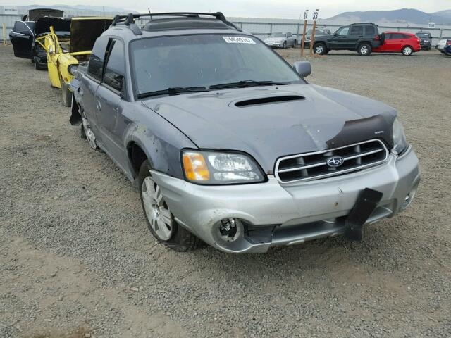 4S4BT63C555107883 - 2005 SUBARU BAJA TURBO BLACK photo 1