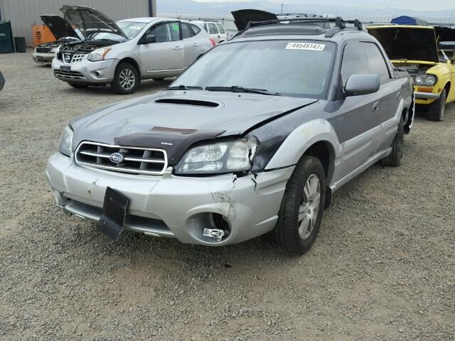 4S4BT63C555107883 - 2005 SUBARU BAJA TURBO BLACK photo 2