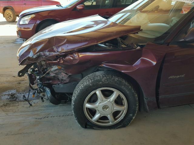 2G4WB55K811311429 - 2001 BUICK REGAL LS 勃艮第红 照片 9