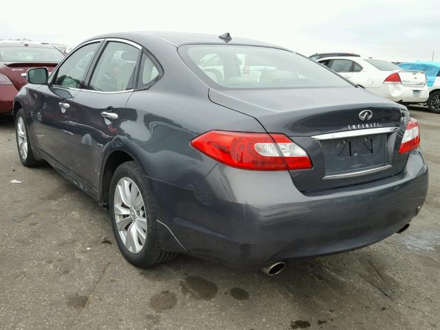 JN1BY1AR1BM374068 - 2011 INFINITI M37 GRAY photo 3