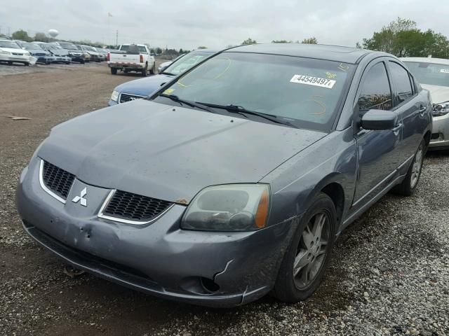 4A3AB76S95E010162 - 2005 MITSUBISHI GALANT GRAY photo 2