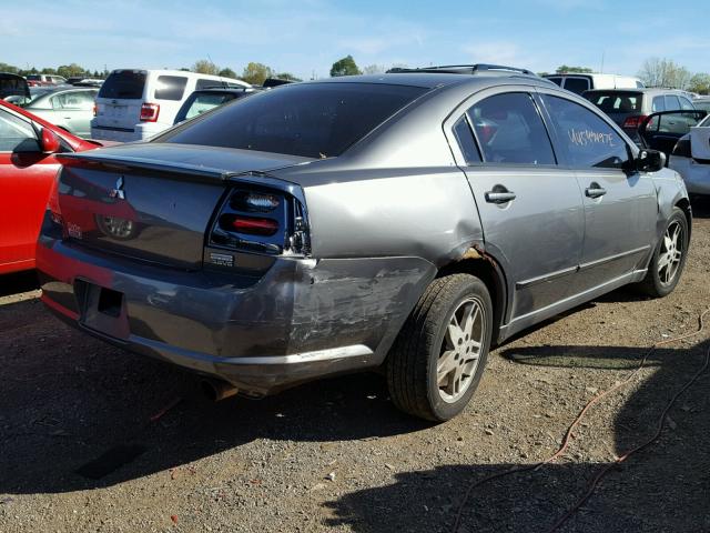 4A3AB76S95E010162 - 2005 MITSUBISHI GALANT GRAY photo 4