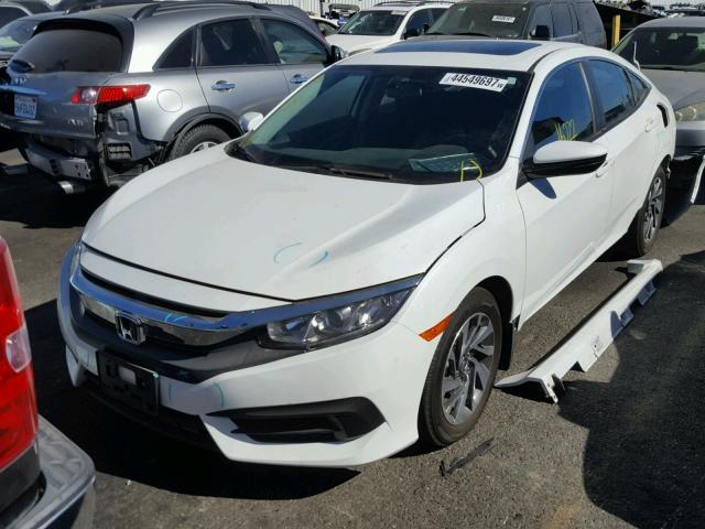 2HGFC2F72GH554567 - 2016 HONDA CIVIC EX WHITE photo 2