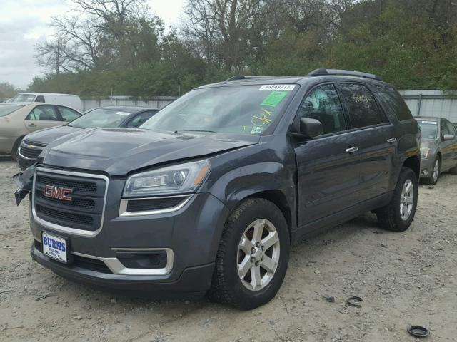 1GKKRPKD9EJ232593 - 2014 GMC ACADIA SLE GRAY photo 2