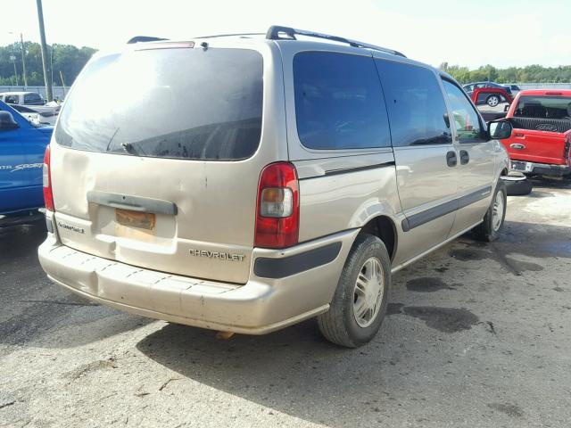 1GNDX03E9YD213612 - 2000 CHEVROLET VENTURE GOLD photo 4