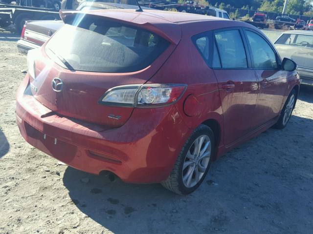 JM1BL1H52A1107522 - 2010 MAZDA 3 S RED photo 4