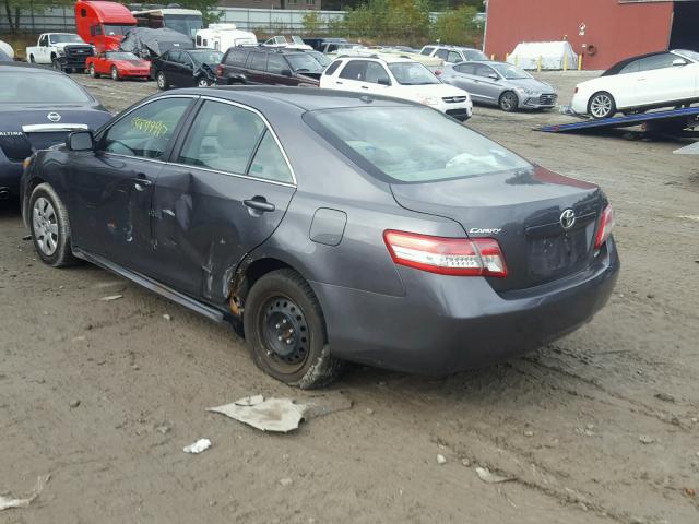 4T4BF3EK5AR054537 - 2010 TOYOTA CAMRY BASE CHARCOAL photo 3