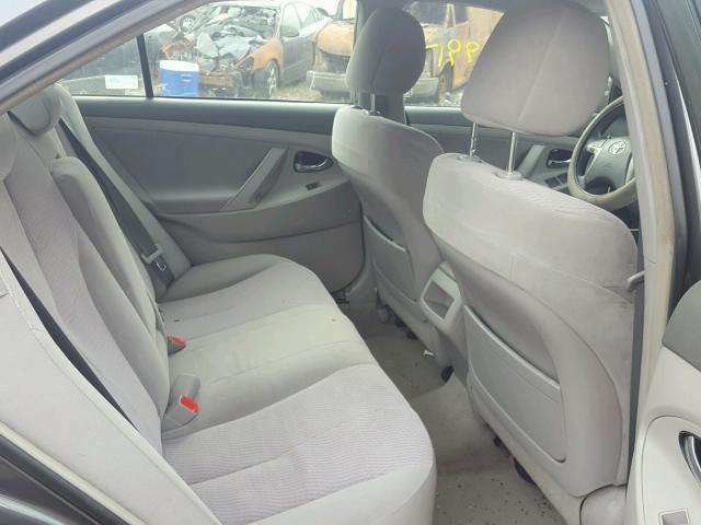 4T4BF3EK5AR054537 - 2010 TOYOTA CAMRY BASE CHARCOAL photo 6