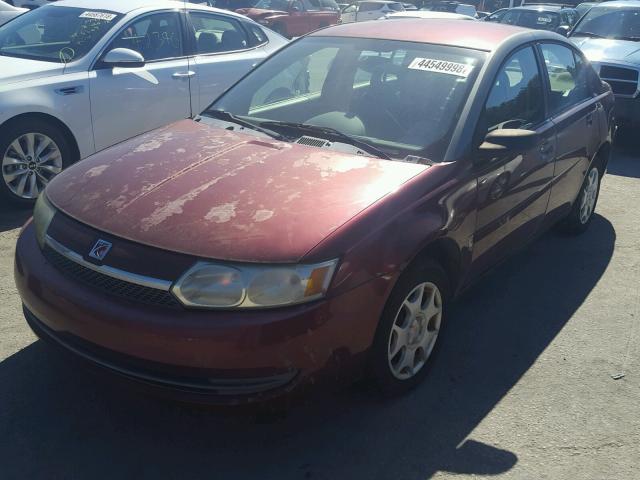 1G8AZ52FX3Z152659 - 2003 SATURN ION LEVEL RED photo 2