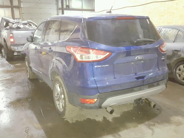 1FMCU9G97DUC62764 - 2013 FORD ESCAPE SE BLUE photo 3