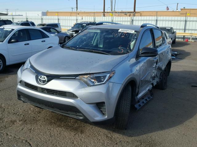 2T3ZFREV1GW275722 - 2016 TOYOTA RAV4 LE SILVER photo 2