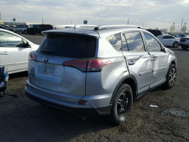 2T3ZFREV1GW275722 - 2016 TOYOTA RAV4 LE SILVER photo 4