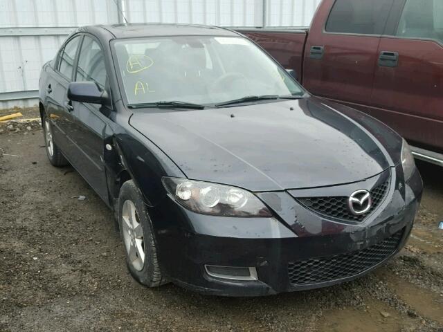 JM1BK32F381176116 - 2008 MAZDA 3 I BLACK photo 1