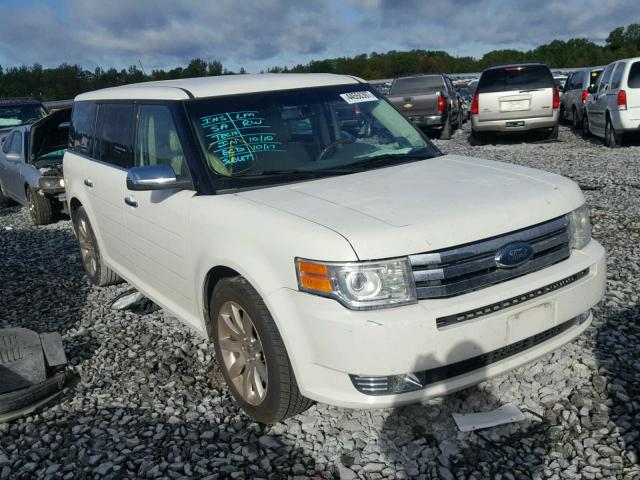 2FMGK5DC8ABA25380 - 2010 FORD FLEX WHITE photo 1