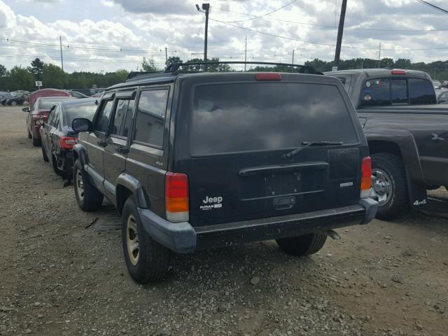 1J4FF48S0YL253491 - 2000 JEEP CHEROKEE S BLUE photo 3