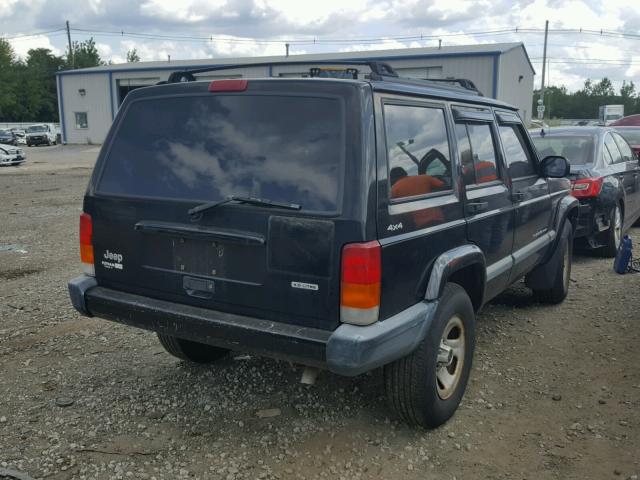 1J4FF48S0YL253491 - 2000 JEEP CHEROKEE S BLUE photo 4