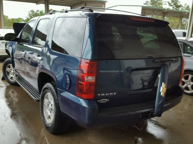 1GNFC13077R190587 - 2007 CHEVROLET TAHOE C150 BLUE photo 3