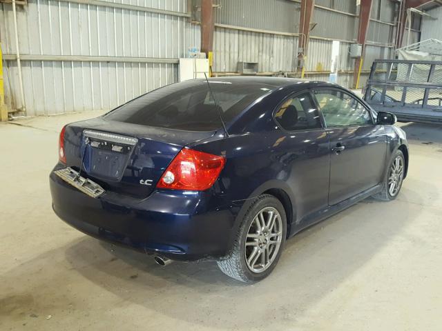 JTKDE177360075319 - 2006 TOYOTA SCION TC BLUE photo 4