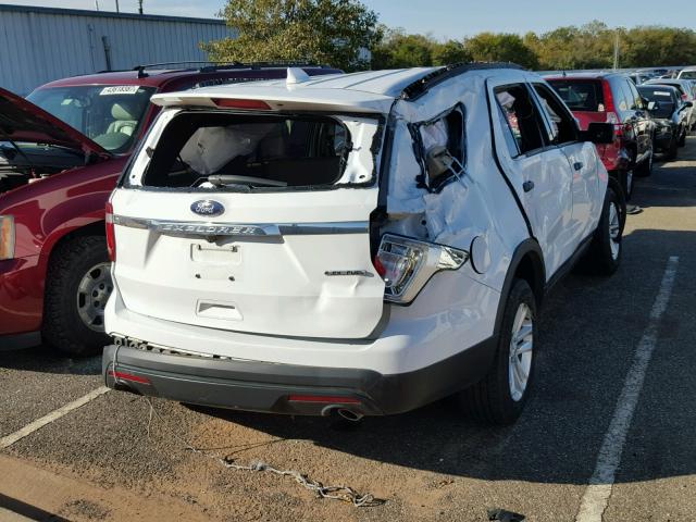 1FM5K7B87GGC62932 - 2016 FORD EXPLORER WHITE photo 4