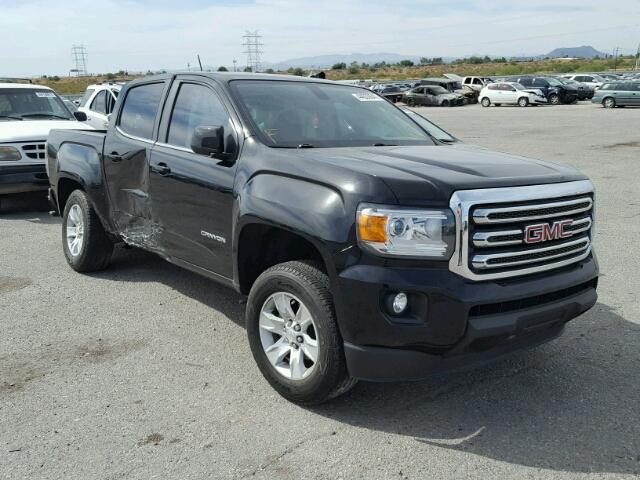 1GTG5BE39F1209206 - 2015 GMC CANYON SLE BLACK photo 1