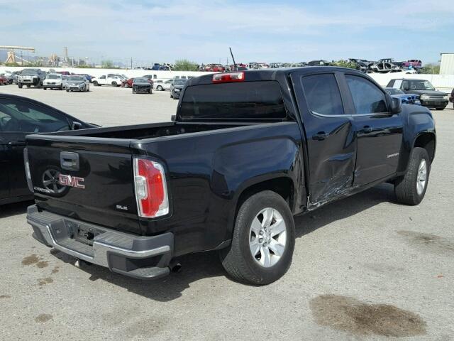 1GTG5BE39F1209206 - 2015 GMC CANYON SLE BLACK photo 4