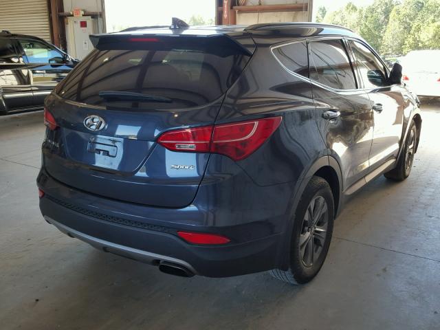 5XYZU3LB7DG034303 - 2013 HYUNDAI SANTA FE S Mavi foto 4