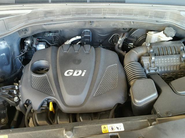 5XYZU3LB7DG034303 - 2013 HYUNDAI SANTA FE S Mavi foto 7