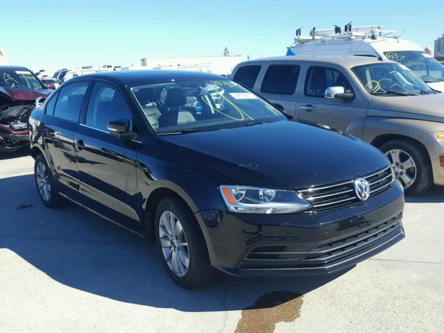 3VWD67AJ6GM377226 - 2016 VOLKSWAGEN JETTA SE BLACK photo 1