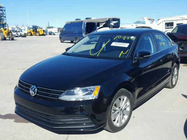 3VWD67AJ6GM377226 - 2016 VOLKSWAGEN JETTA SE BLACK photo 2