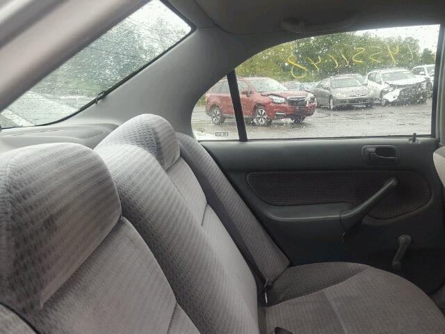 2HGEJ6615YH530978 - 2000 HONDA CIVIC BASE SILVER photo 6