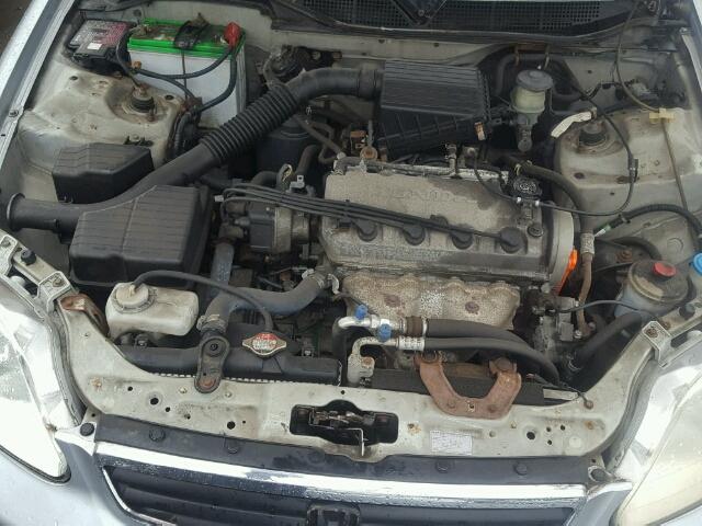 2HGEJ6615YH530978 - 2000 HONDA CIVIC BASE SILVER photo 7