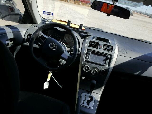 5YFBU4EE0DP117436 - 2013 TOYOTA COROLLA BA BLACK photo 9