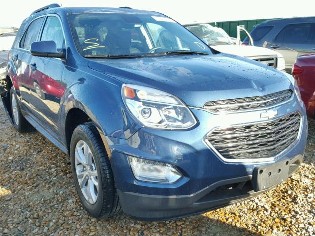 2GNALCEK7G6307892 - 2016 CHEVROLET EQUINOX LT BLUE photo 1