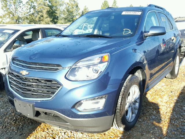 2GNALCEK7G6307892 - 2016 CHEVROLET EQUINOX LT BLUE photo 2