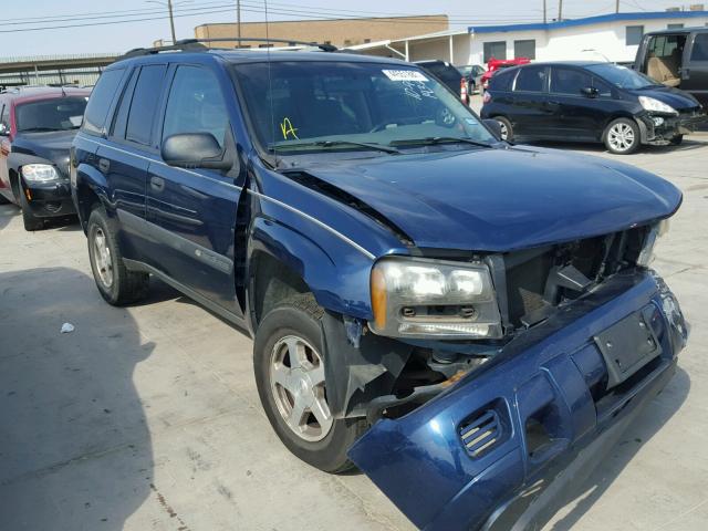 1GNDT13S442115097 - 2004 CHEVROLET TRAILBLAZE BLUE photo 1