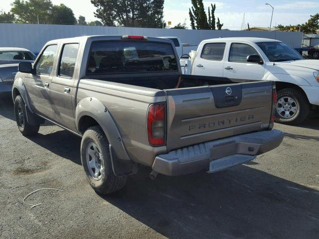 1N6ED27T94C431296 - 2004 NISSAN FRONTIER C BEIGE photo 3