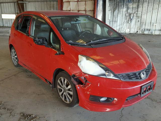 JHMGE8H52DC002270 - 2013 HONDA FIT SPORT RED photo 1