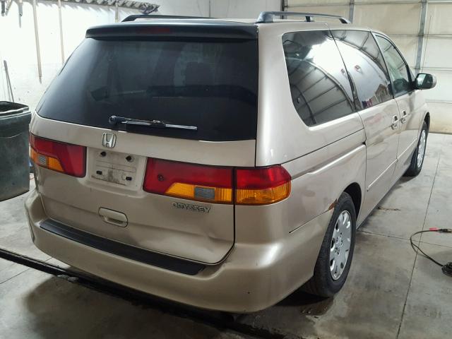 2HKRL18912H014521 - 2002 HONDA ODYSSEY EX TAN photo 4