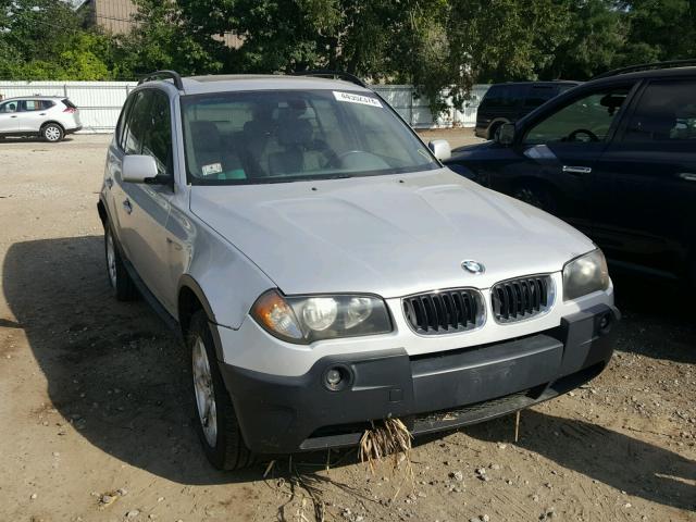 WBXPA734X4WC35629 - 2004 BMW X3 2.5I BLACK photo 1